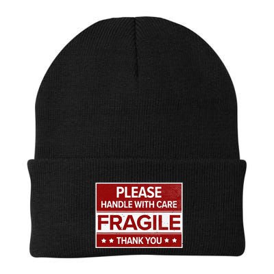 Fragile Please Handle With Care Sensitive Personality Knit Cap Winter Beanie
