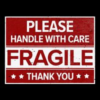 Fragile Please Handle With Care Sensitive Personality Mousepad