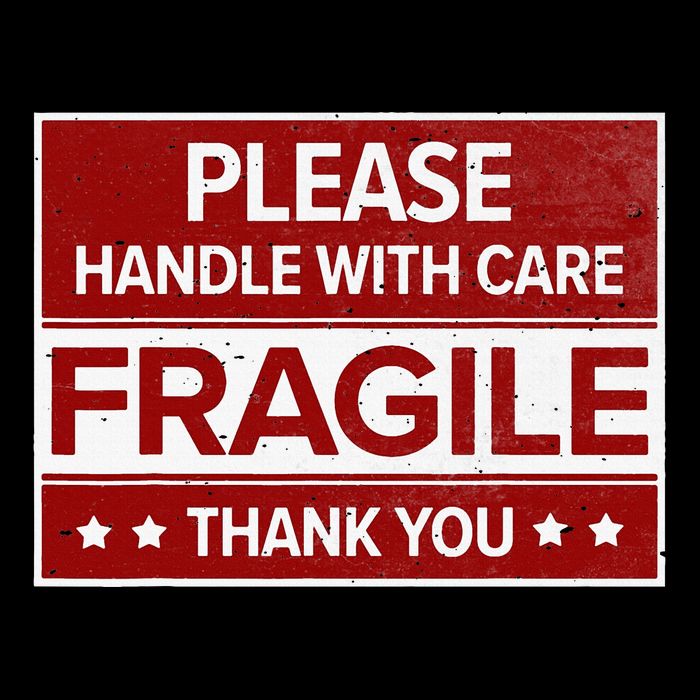 Fragile Please Handle With Care Sensitive Personality Mousepad