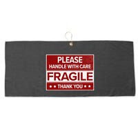 Fragile Please Handle With Care Sensitive Personality Large Microfiber Waffle Golf Towel