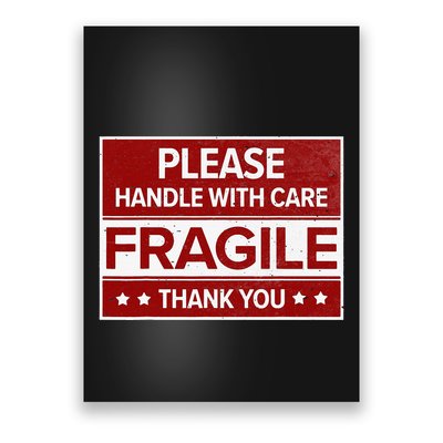 Fragile Please Handle With Care Sensitive Personality Poster