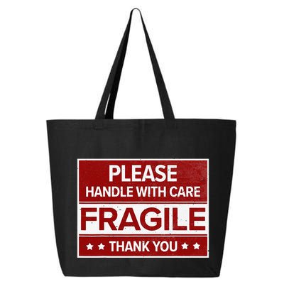 Fragile Please Handle With Care Sensitive Personality 25L Jumbo Tote