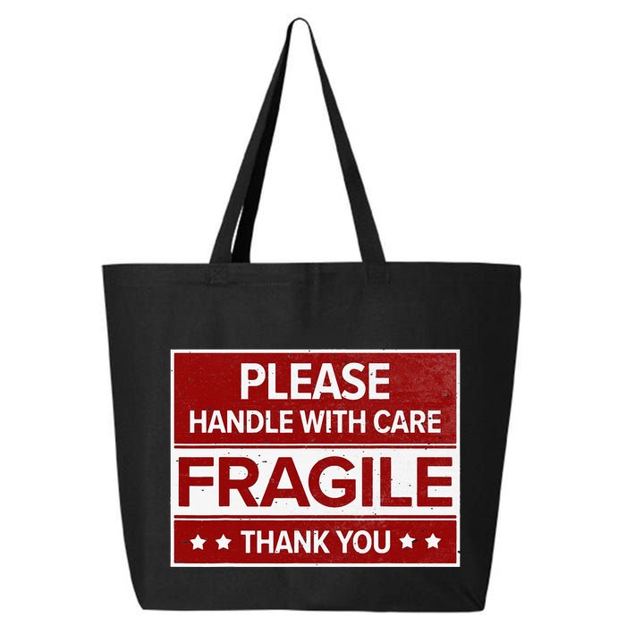 Fragile Please Handle With Care Sensitive Personality 25L Jumbo Tote