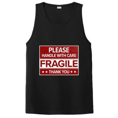 Fragile Please Handle With Care Sensitive Personality PosiCharge Competitor Tank