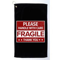 Fragile Please Handle With Care Sensitive Personality Golf Towel