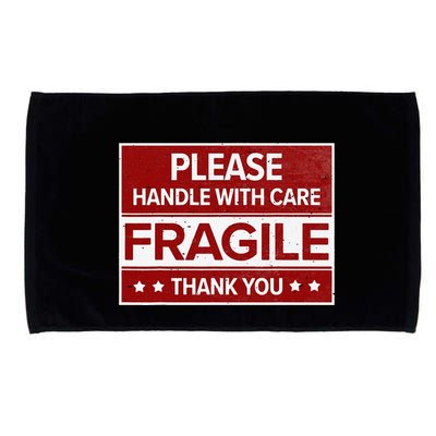 Fragile Please Handle With Care Sensitive Personality Microfiber Hand Towel
