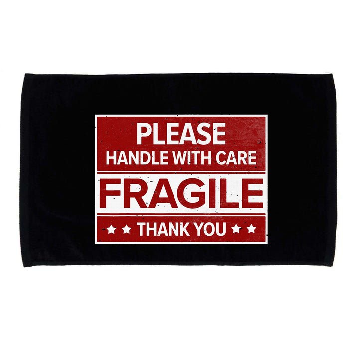 Fragile Please Handle With Care Sensitive Personality Microfiber Hand Towel