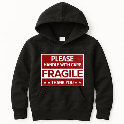 Fragile Please Handle With Care Sensitive Personality Kids Hoodie