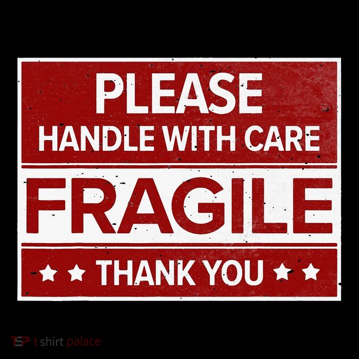 Fragile Please Handle With Care Sensitive Personality Wool Snapback Cap