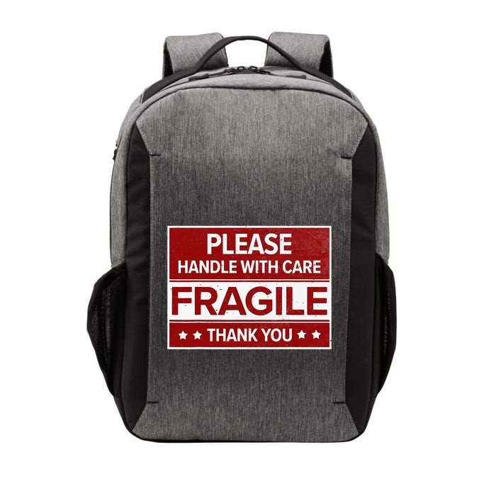 Fragile Please Handle With Care Sensitive Personality Vector Backpack