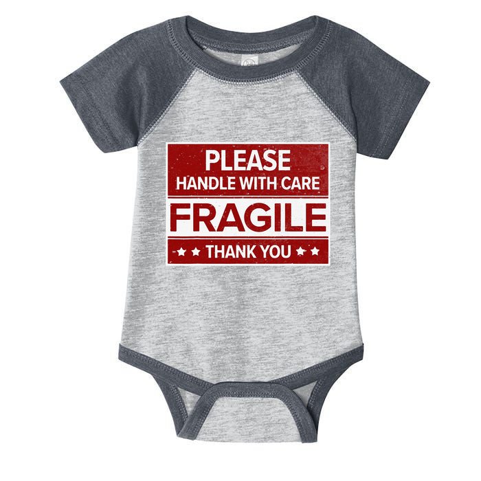 Fragile Please Handle With Care Sensitive Personality Infant Baby Jersey Bodysuit