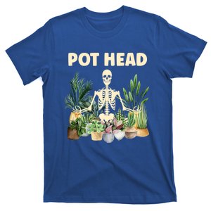 Funny Pot Head Skeleton Succulent Plant Lover Gardening Great Gift T-Shirt