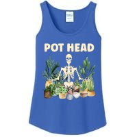 Funny Pot Head Skeleton Succulent Plant Lover Gardening Great Gift Ladies Essential Tank