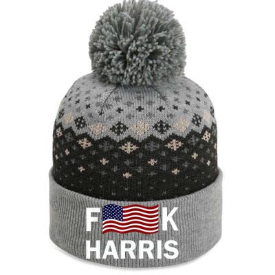 Fkh Political Humor F Kamala Harris Conservative Republican The Baniff Cuffed Pom Beanie