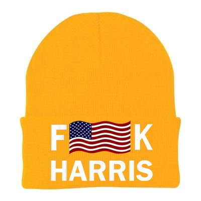 Fkh Political Humor F Kamala Harris Conservative Republican Knit Cap Winter Beanie