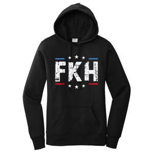 Fkh Political Humor F Kamala Harris Conservative Republican Women's Pullover Hoodie