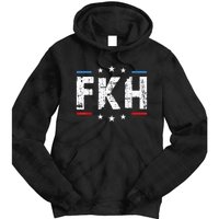 Fkh Political Humor F Kamala Harris Conservative Republican Tie Dye Hoodie