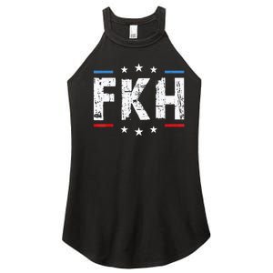 Fkh Political Humor F Kamala Harris Conservative Republican Women's Perfect Tri Rocker Tank