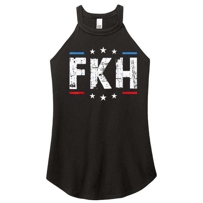 Fkh Political Humor F Kamala Harris Conservative Republican Women's Perfect Tri Rocker Tank