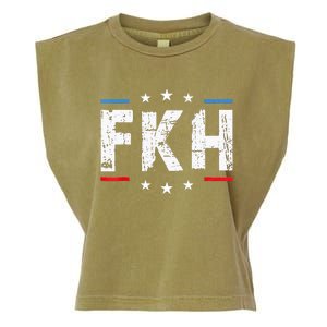 Fkh Political Humor F Kamala Harris Conservative Republican Garment-Dyed Women's Muscle Tee