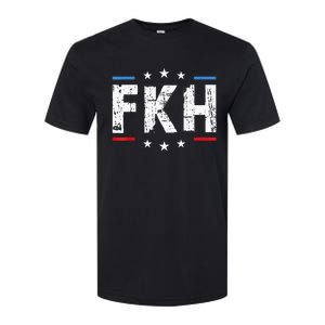 Fkh Political Humor F Kamala Harris Conservative Republican Softstyle CVC T-Shirt