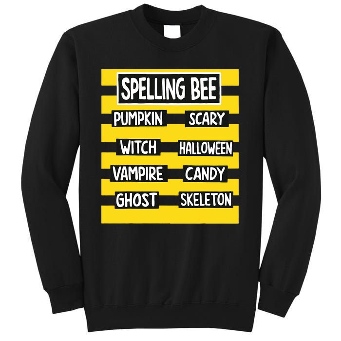 Funny Pun Halloween Costume For Teachers Spelling Bee Sweatshirt