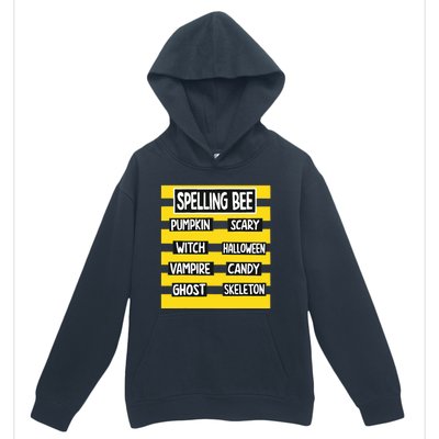 Funny Pun Halloween Costume For Teachers Spelling Bee Urban Pullover Hoodie