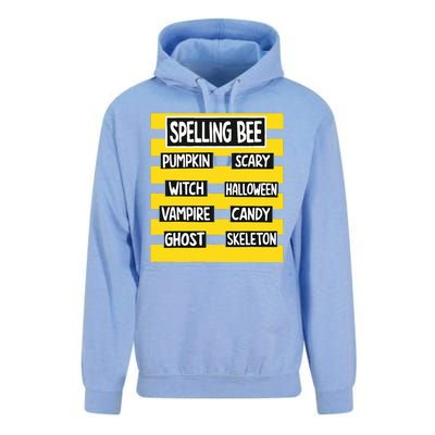 Funny Pun Halloween Costume For Teachers Spelling Bee Unisex Surf Hoodie