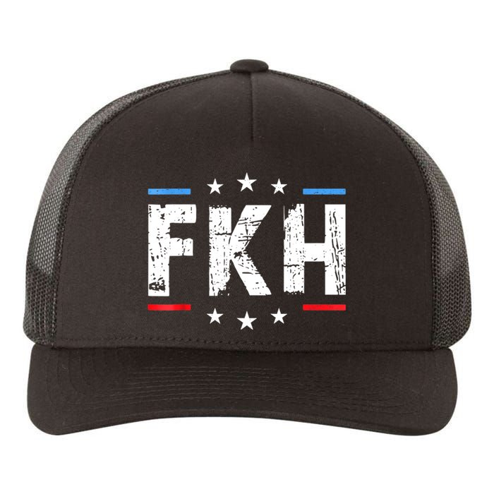 Fkh Political Humor F Kamala Harris Conservative Republican Yupoong Adult 5-Panel Trucker Hat