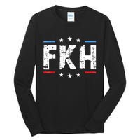 Fkh Political Humor F Kamala Harris Conservative Republican Tall Long Sleeve T-Shirt