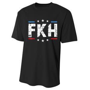 Fkh Political Humor F Kamala Harris Conservative Republican Performance Sprint T-Shirt