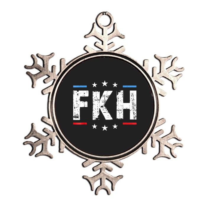 Fkh Political Humor F Kamala Harris Conservative Republican Metallic Star Ornament