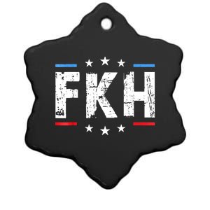 Fkh Political Humor F Kamala Harris Conservative Republican Ceramic Star Ornament