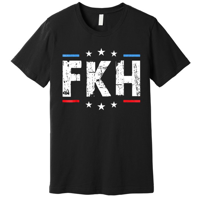 Fkh Political Humor F Kamala Harris Conservative Republican Premium T-Shirt