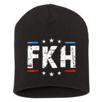 Fkh Political Humor F Kamala Harris Conservative Republican Short Acrylic Beanie