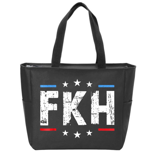 Fkh Political Humor F Kamala Harris Conservative Republican Zip Tote Bag