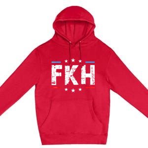 Fkh Political Humor F Kamala Harris Conservative Republican Premium Pullover Hoodie