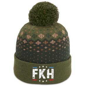 Fkh Political Humor F Kamala Harris Conservative Republican The Baniff Cuffed Pom Beanie