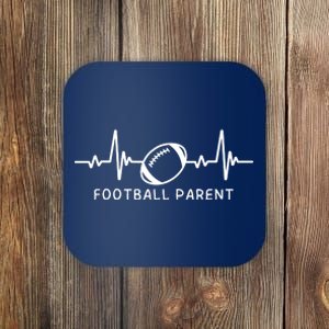 Football Parent Heartbeat Coaster