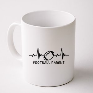 Football Parent Heartbeat Coffee Mug