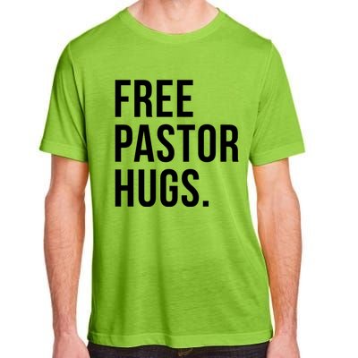 Free Pastor Hugs Funny Bible Church Humor Christian Greeter Adult ChromaSoft Performance T-Shirt