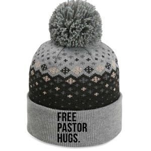 Free Pastor Hugs Funny Bible Church Humor Christian Greeter The Baniff Cuffed Pom Beanie