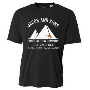 Funny Passover Hebrew Construction Egypt Pyramids Builders Cooling Performance Crew T-Shirt