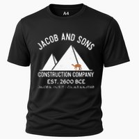 Funny Passover Hebrew Construction Egypt Pyramids Builders Cooling Performance Crew T-Shirt