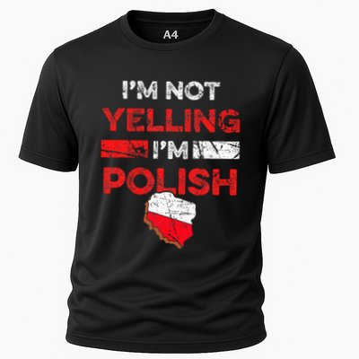 Funny Polish Heritage Meme IM Not Yelling IM Polish Pride Performance Shirt