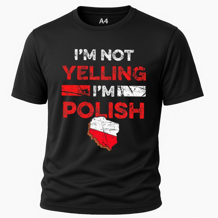 Funny Polish Heritage Meme IM Not Yelling IM Polish Pride Performance Shirt