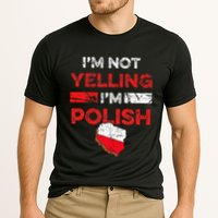 Funny Polish Heritage Meme IM Not Yelling IM Polish Pride Performance Shirt