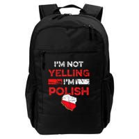 Funny Polish Heritage Meme IM Not Yelling IM Polish Pride Backpack