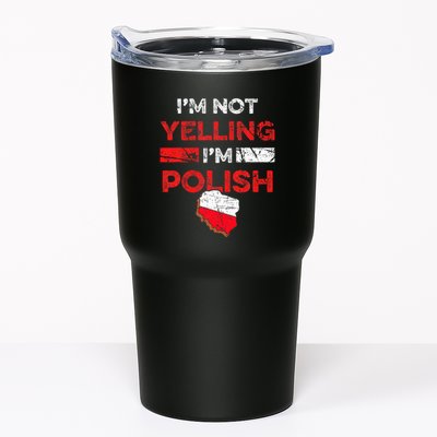 Funny Polish Heritage Meme IM Not Yelling IM Polish Pride Tumbler