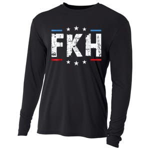 Fkh Political Humor F Kamala Harris Conservative Republican Cooling Performance Long Sleeve Crew